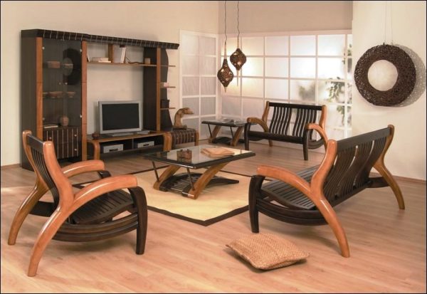 Оригинальная деревянная мебель 