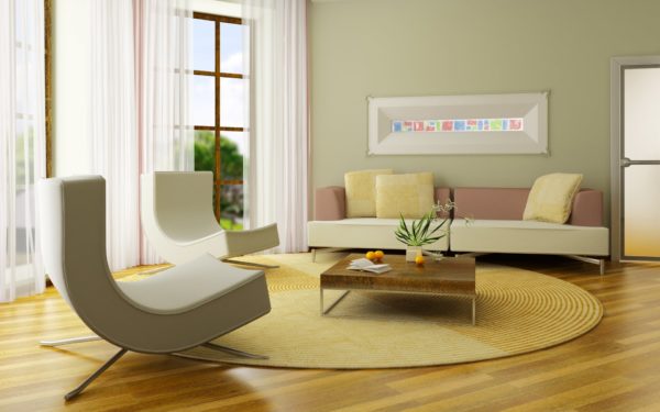 Современная мебель в гостиной